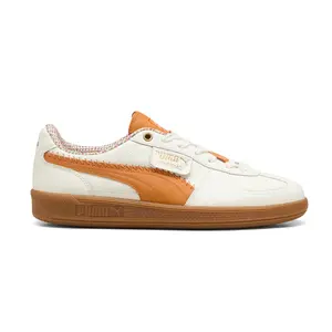 PUMA Mens X Squid Game Palermo Lace Up Sneakers Shoes Casual - Off White, Orange