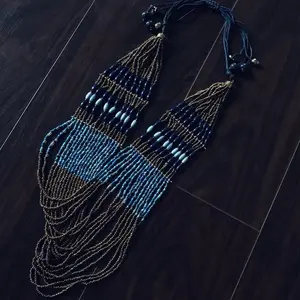 Native designed hand crafted seed bead necklace