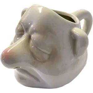 Egg Yolk Separator Ceramic Egg Yolk White Running Nose Separator Mug Egg Divider Filter Tool Household Kitchen Gadget for Baking Gag Gift Fun White Elephent Gift