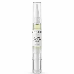 Kuttura Skin Co. Aloe Cooler Cuticle Oil Pen for Dry Nails & Cuticles, Hydrating Nail Strengthener with Argan, Grapeseed, Castor Oil & Vitamin E, Aloe White Tea Scent 0.16 fl oz (5 mL)