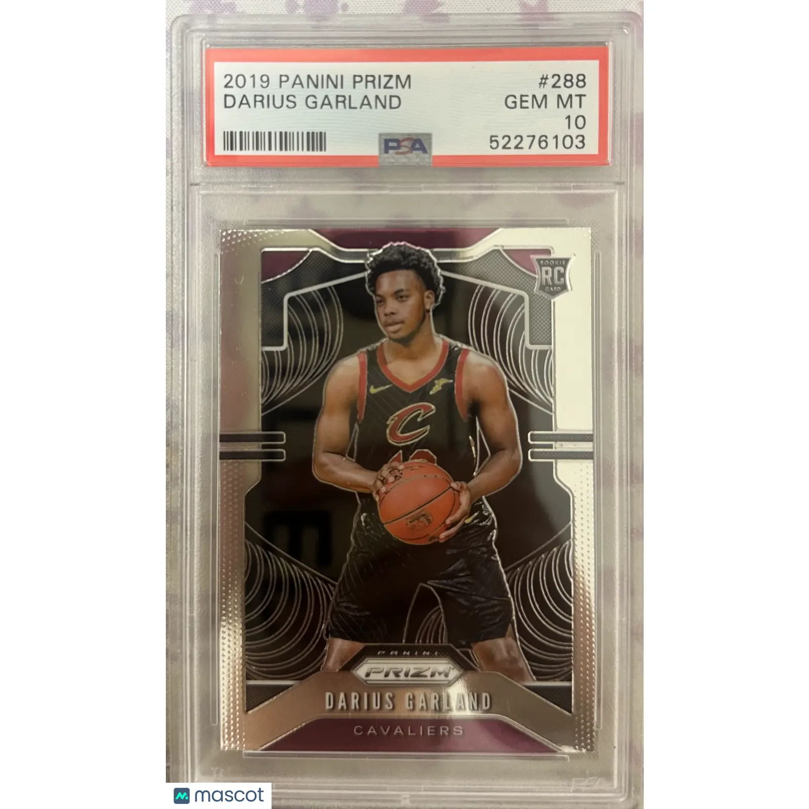 2019 Darius Garland Panini Prizm Rookie Card #288 PSA 10 Cleveland Cavaliers