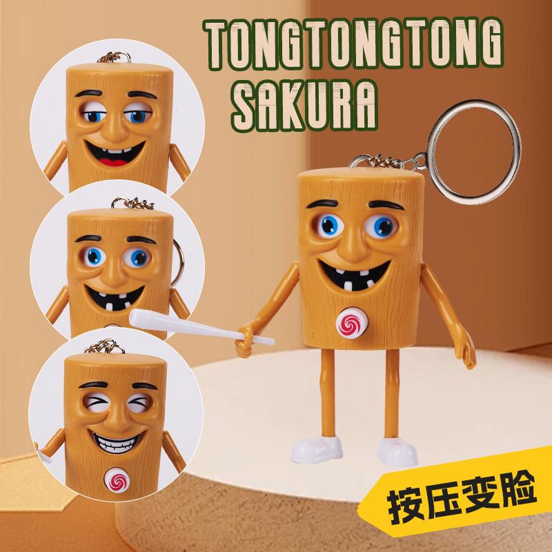 Shanhaijing Face-Changing Stick Stress Relief Toy Keychain Pendant Gift Funny