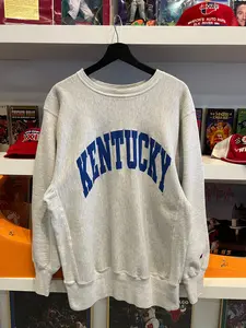 UK University of Kentucky Champion Reverse Weave Sweatshirt Sz L
