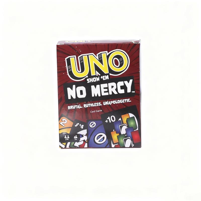 2025 New 168 Pieces UNO No Mercy Game Board Game Cards UNO Table Family Party Leisure UNO Games Cards Toy Family Fun Game