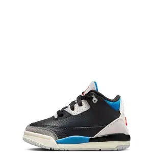 Toddler's Jordan 3 Retro OG Black/Chile Red-Neutral Grey (IB8966 004)