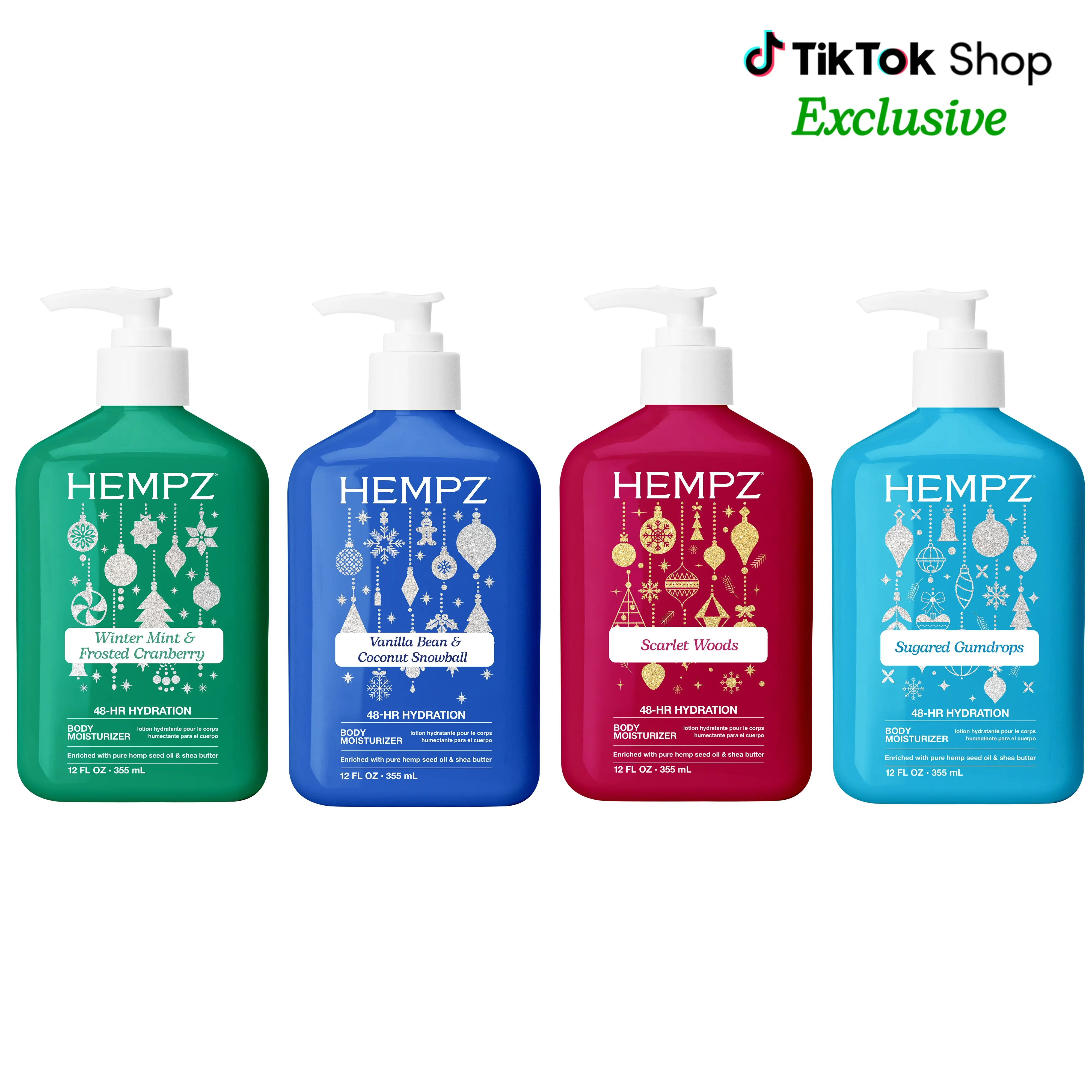 Hempz Exclusive Holiday '26 Moisturizing Body Lotion Bundle