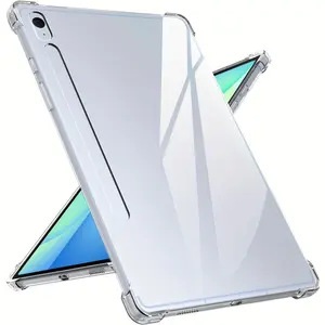 Clear Case for Samsung for Galaxy Tab S5E/S6/S7/S8/S9/S9Fe/S10Fe/S10 Plus TPU Soft Silicone Case, Compatible for A7 Lite/A7/A8/A9/A9 Plus 8.7/11", for Tab A 8.0"/10.1" (2019), Models: T220/T500/T720/X200/X110/X210/P610/X710/X510 Tablet Case