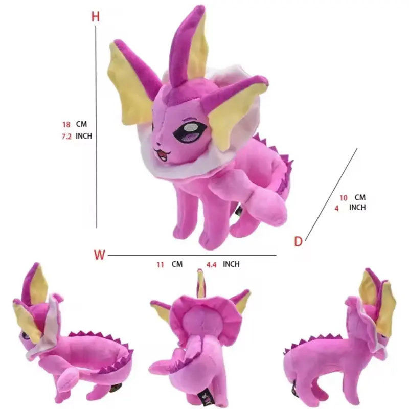 7 inch Shiny Vaporeon Plush Toy 7 inch Shiny Vaporeon Plush Toy