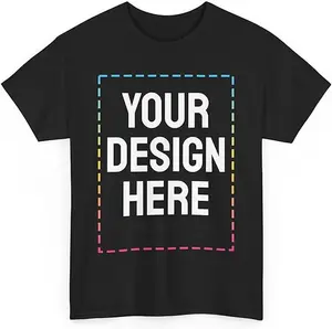 Custom T-Shirt Print, Image or Logo - Personalized Printed Cotton Tees - Design Your Own Shirt for Men and Women