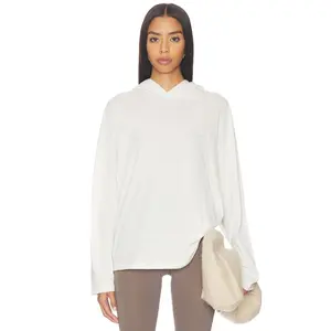 Fear of God ESSENTIALS Classic Fit Hooded Tee in Ivory