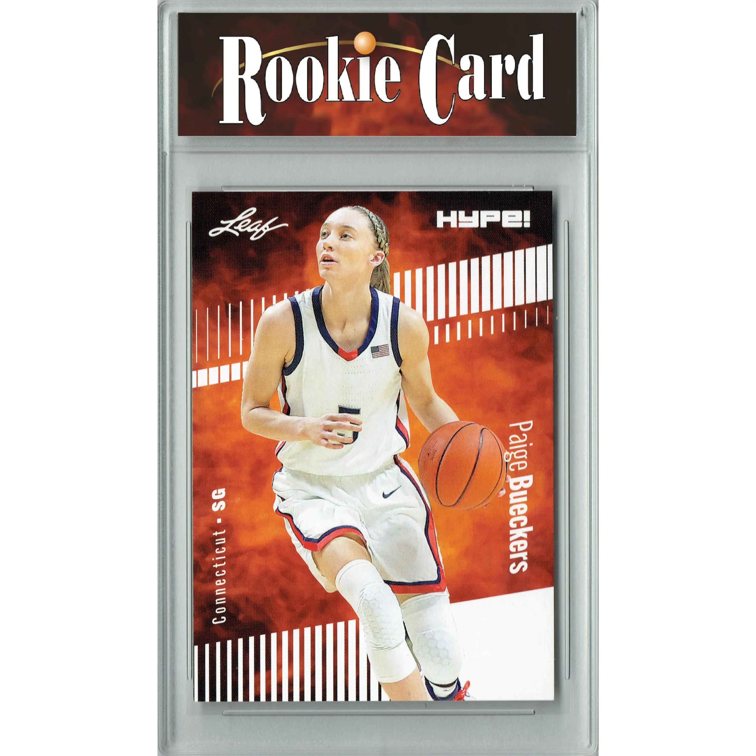 Certified Mint Paige Bueckers WNBA 2023 Leaf HYPE 131 Only 5000 Made Rookie Card University of Connecticut
