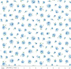 Mary Rose Flower Show Fabric by Liberty of London for Riley Blake Designs