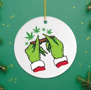 Rolling Blunt Weed Christmas Ornament Ornament For Decor, Fans Gift For Christmas, Ornament Gift