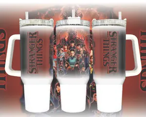 40 oz Stranger Things Inspired