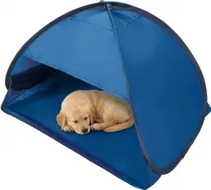 Pop Up Beach Sun Shelter Tent, Portable Outdoor Sun Shade Canopy With Mobile Phone Stand, Foldable Sun Protection Shelter for Camping Picnic Hiking
