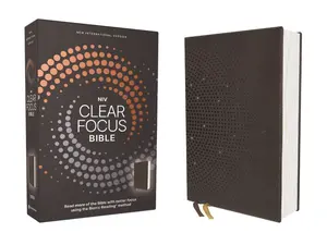 Niv, Clear Focus Bible, Leathersoft, Charcoal Brown: Read More of the Bible with Better Focus Using the Bionic Reading Method -- Zondervan - Bible