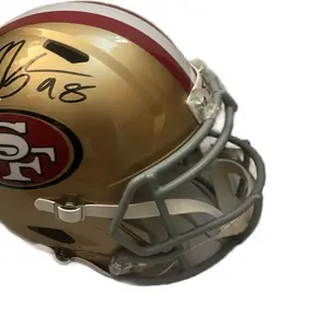 San Francisco 49ers Mykel Williams Signed Full Size Helmet (Beckett COA)