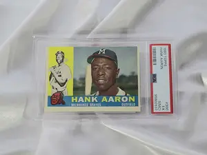 1960 Topps Hank Aaron #300 PSA 5