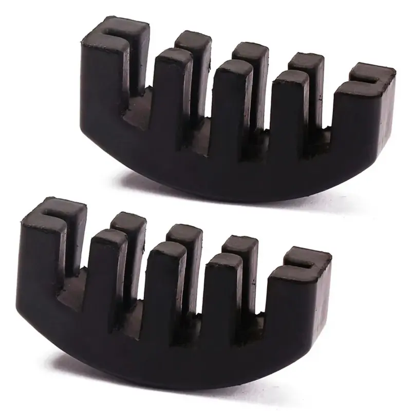 Violin Mute, 2 Counts Durable Plastic Black Noise Reduction Mutes, Enhanced Sound Quality & Fingernail Protection, Music Accessories