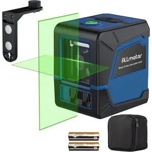100ft Green Laser Level Automatic Leveling,Laser Level Self Leveling Laser Lazer Level IP54 Dustproof Waterproof,for Construction,Home Renovation Hanging Picture Carrying Pouch AA Battery