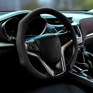 Napa Nappa Leather Steering Wheel Cover New Quick Turn Non-Slip Breathable Ultra-Thin Universal Grip Cover Suitable for Four Seasons car accessories fathersdaygift