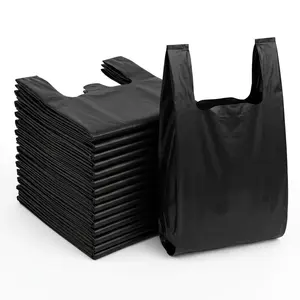 [Thick Trash Bags] 50pcs Extra Thick & Durable Drawstring Trash Bags | Large, Portable Polyethylene Waste Bags for Kitchen, Bathroom, Bedroom, and Living Room Use, Home Organization, Sleek Design, Drawstring Closure, Trash Bag Dispenser, Home Supplies