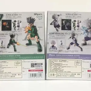 New SHF Figuarts SHF Hunter X Hunter Killua Zoldyck GON Anime Action Figure Model Finished Ornaments Gift Collection Toys