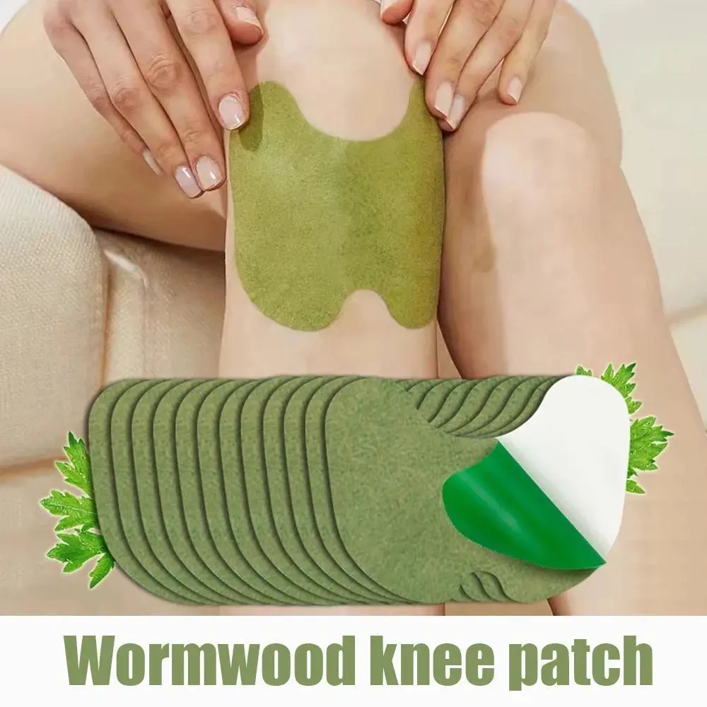 Unisex Wormwood Herbal Knee Heating Pads, 72 Count - 12-Hour Self-Heating Thermal Warm Packs for Joint Pain Relief