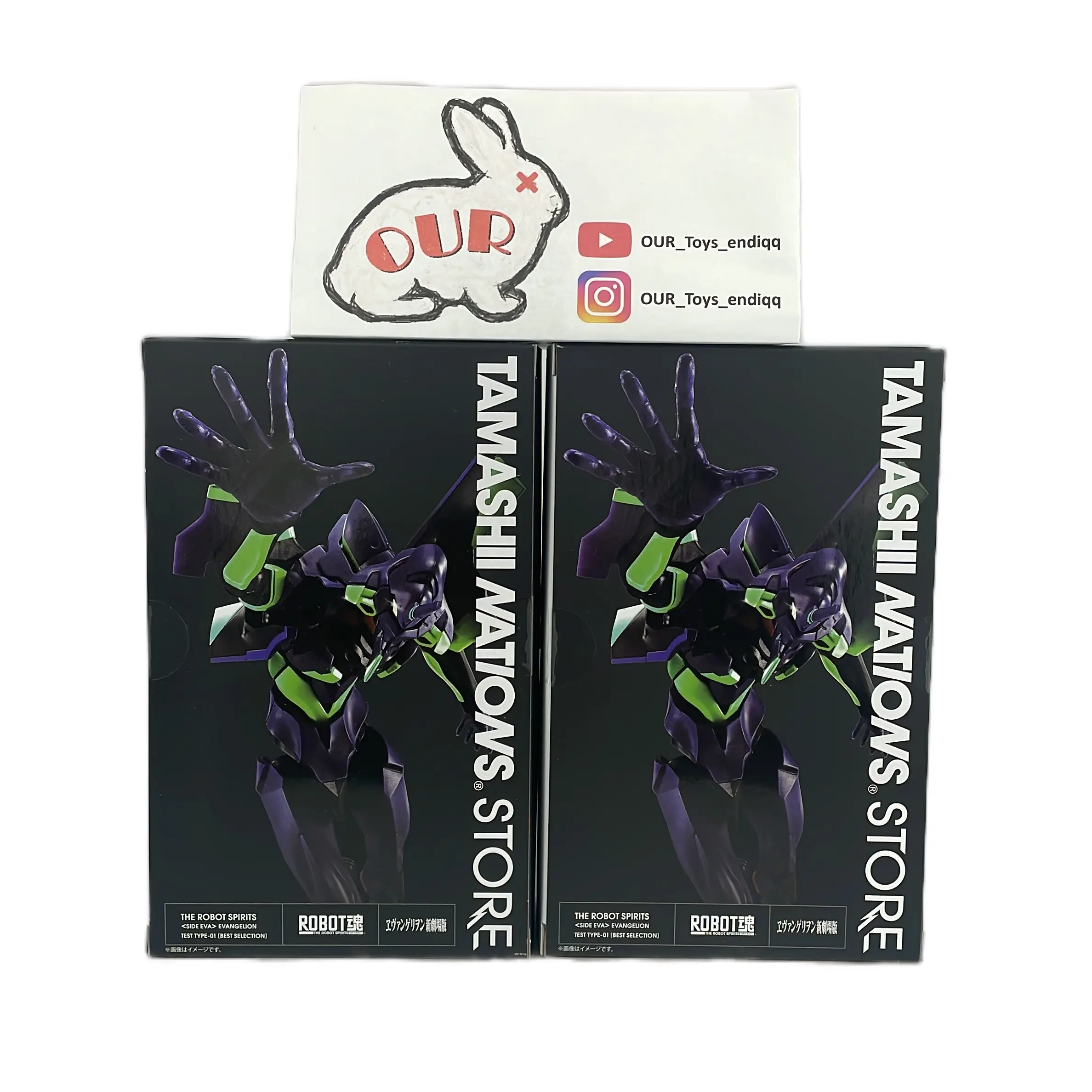 Bandai Tamashii Nations Evangelion Eva Unit-01 Test Type Collectible Action Figure with Weapon Sets