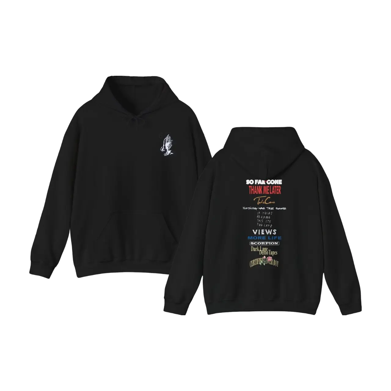 Drake Album Hoodie - Perfect Gift For Any Drake fan. Drake Merch , OWO Merch, Drake Shirt Vintage Rapper Drake Graphic Hoodie Hip Hop