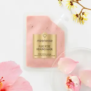 Mirenesse  Pure Rose Healing Mask Mini Skin Repair Smooth Radiant Skincare Detox Acne Hormonal Acne Pigmentation