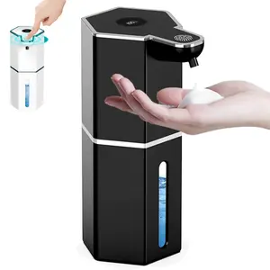 Automatic Foaming Soap Dispenser – Touchless, USB Rechargeable, Wall-Mounted with 4 Adjustable Levels, Leak-Proof Design for Bathroom & Kitchen, Perfect Home Gift