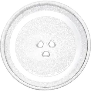 Small 9.6'' / 24.5cm Microwave Glass Plate Replacement, Small Microwave Glass Turntable Plate for Small Microwaves - BY