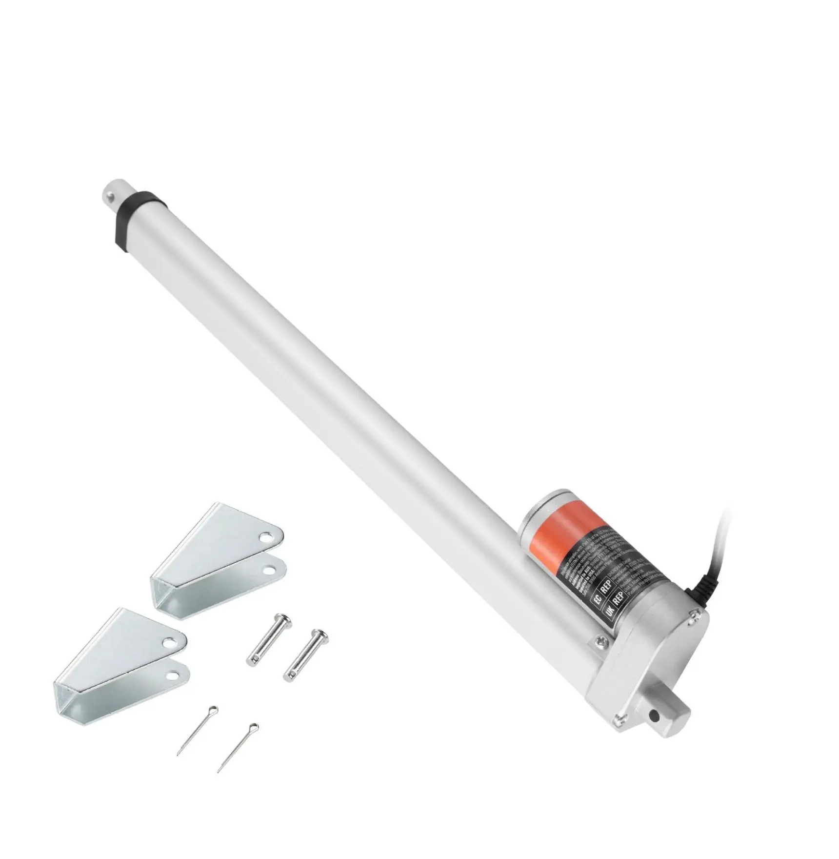 16 Inch Linear Actuator 12V, 330lbs Heavy Duty Electric Linear Actuator, 0.19ips Motion Actuator with Bracket, IP54 Rated for Automation & DIY Projects Default