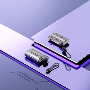 New Detachable Battery Super Fast Charging Mecha Gift Power Bank Compact Portable Mobile Power Supply