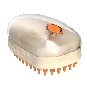 4-in-1 Steam Brush for Dogs & Cats - Pet Grooming Brush with Steam, Deshedding, Bath Spray & Massage, Professional Grooming Tool for Indoor Cats and Long/Short Hair Pets​​