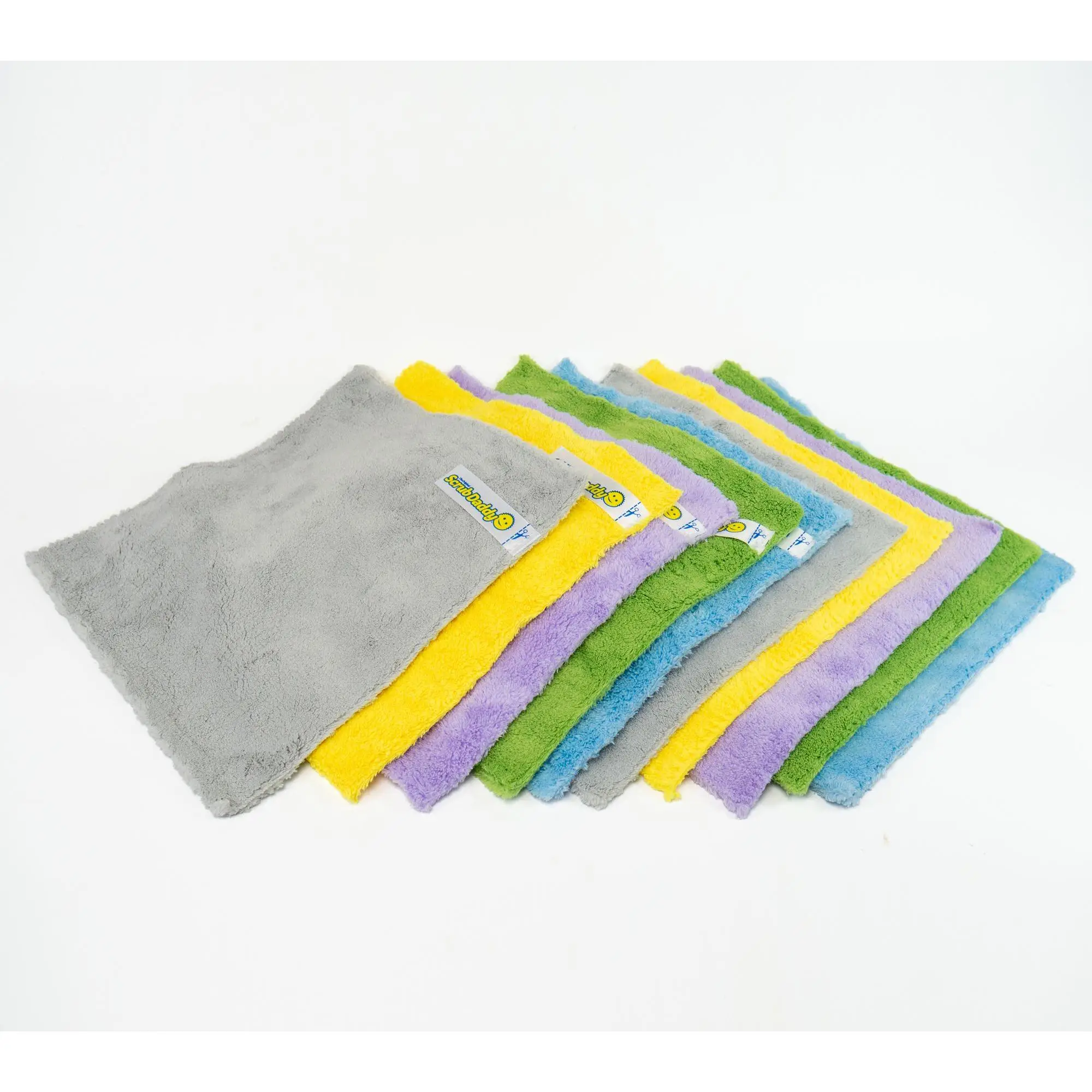 Scrub Daddy 10-Piece Multi-Color Microfiber Towel Set Colorful Cleaning