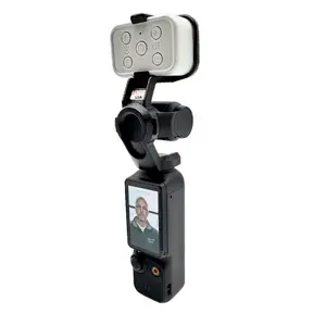 Zacuto- Osmo Pocket 3 Fill Clip on Light for Content Creators, Vloggers, Travel Videography and More.