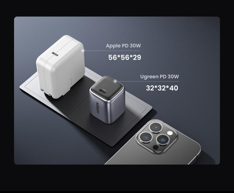 UGREEN Nexode 30W PD Fast Charging GaN Charger Bundle with 3.3FT Type-C/MFi Lightning Charging Data Cable, USB C Charger Set for iPhone 15/14/13, Galaxy and More Mobile Electronic SmartphoneTikTokShopBlackFriday ,TikTokShopHolidayHaul UGREEN Nexode 30W PD Fast Charging GaN Charger Bundle with 3.3FT Type-C/MFi Lightning Charging Data Cable, USB C Charger Set for iPhone 15/14/13, Galaxy and More Mobile Electronic SmartphoneTikTokShopBlackFriday ,TikTokShopHolidayHaul