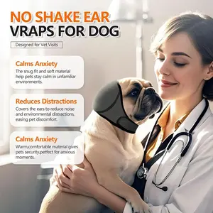 Pet Dog Ear Cover Summer Swimming Waterproof Headset Noise Reduction Anti-Shock Emotion Comforting Headgear for Dogs