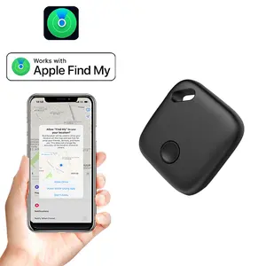 【Air Tracker Tag 1/2/4-Pack】Key Finder Wallet Locator for iOS – Seamlessly Works with Apple Find My Network – Ring & Precision Location Tracking for Luggage, Bags, Backpack, Keys – Rechargeable (USB-C) Long-Life Battery – Travel & Daily Anti-Loss