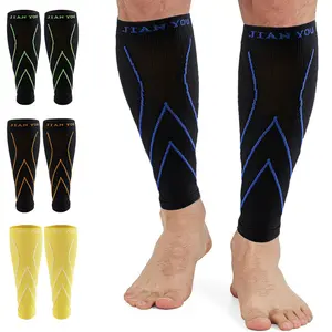 Men's & Women's Calf Breathable Compression Sleeves, Ideal for Running & Sports, Enhance Performance, Comfortable Fit, Durable Material