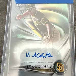 Victor Acosta 2022 Bowman Platinum Auto