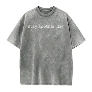 Stay Another Day Shirt,Positive Reminder Tee, Inspirational Quote Graphic, Mental Health Awareness Top