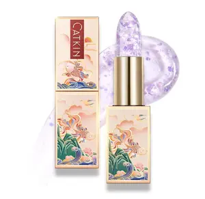 CATKIN Lip Balm Tinted Color Changing Lipstick Ultra Hydrating Lip Moistrurizer Lip Care with Vitamin E Nourishing For Cracked & Dry Lips 0.12 oz C07 Amethyst