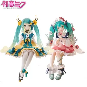 Hatsune Miku Anime Figure Toys Flower Fairy Collection MIKU Kawaii Cartoon PVC Action Figurine Model Dolls Birthdays Gifts Kids