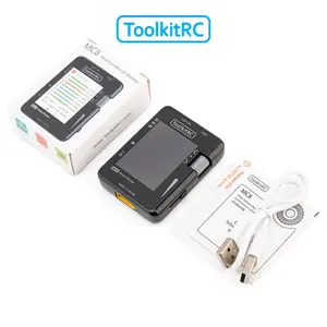 ToolkitRC MC8 Multi-Checker, 1-8S Battery Balancer Tester with PWM/PPM/SBUS Signal Analyzer, 32 Bit ARM Processor, Compact RC Drone FPV Car Boat Battery Checker