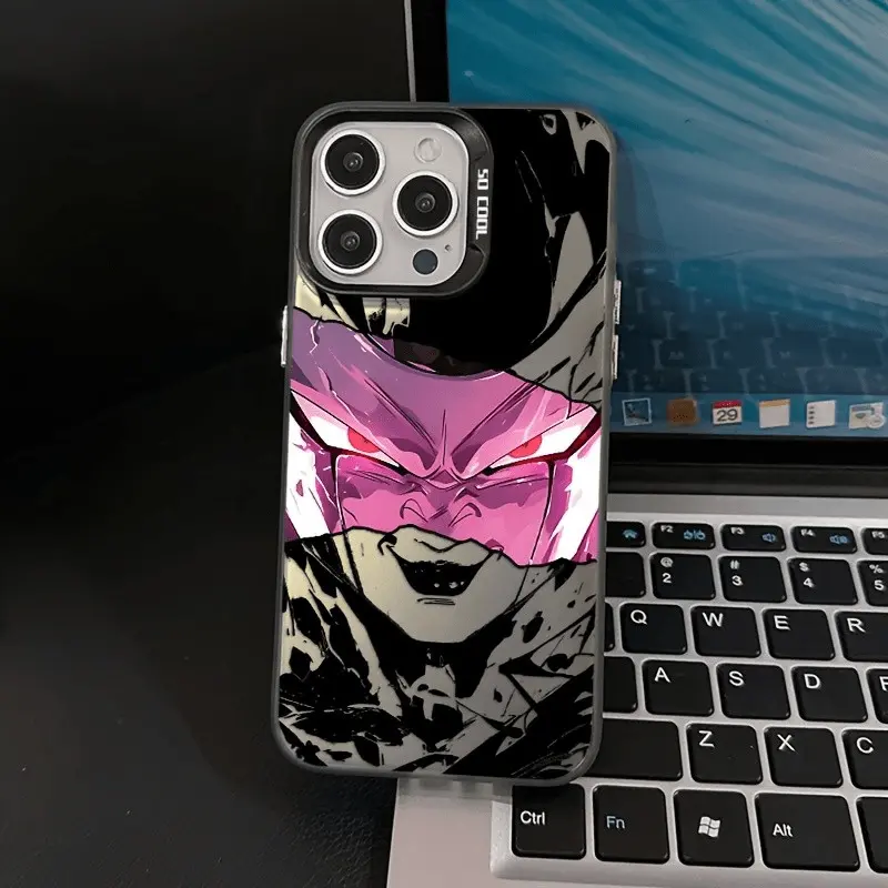 A Design Featuring an Anime Villain, Suitable for Trendy Phone Cases for Iphone 17, 16, 15, 14, 13, 12, And 11 Pro Max Plus, Vegeta Case, Redmi Note Plu G Case, Phone Case, Handy Cover, Case