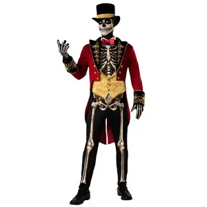 Skeleton Ringmaster Costume Men's
