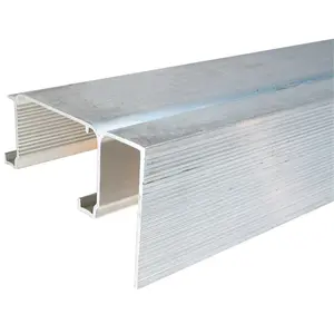 Johnson Hardware  Mill Silver Aluminum By-Pass Fascia Track